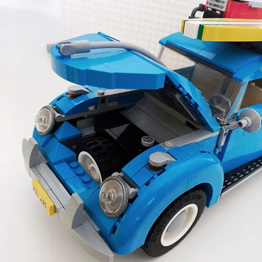 Escarabajo Beetle Azul Clásico