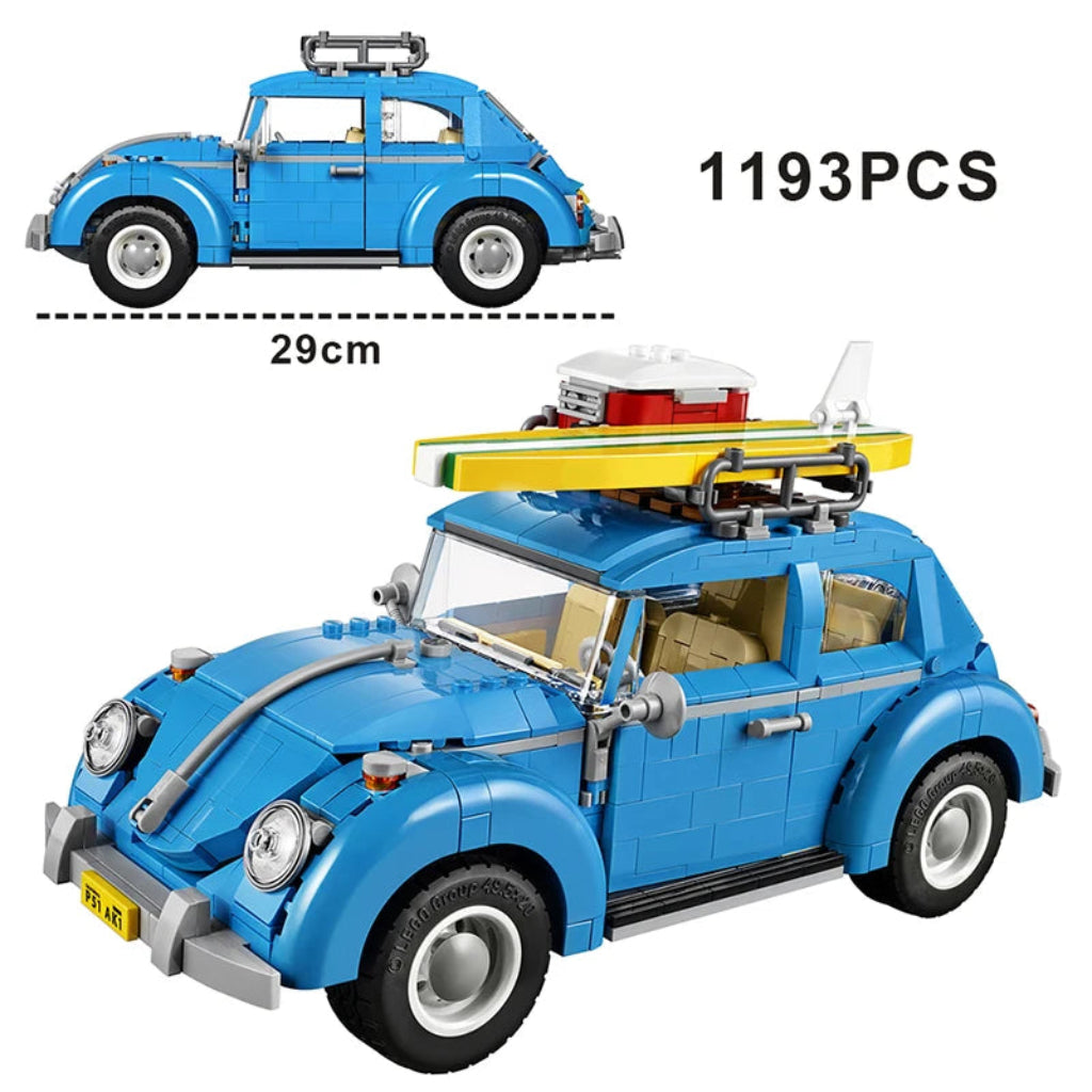 Escarabajo Beetle Azul Clásico