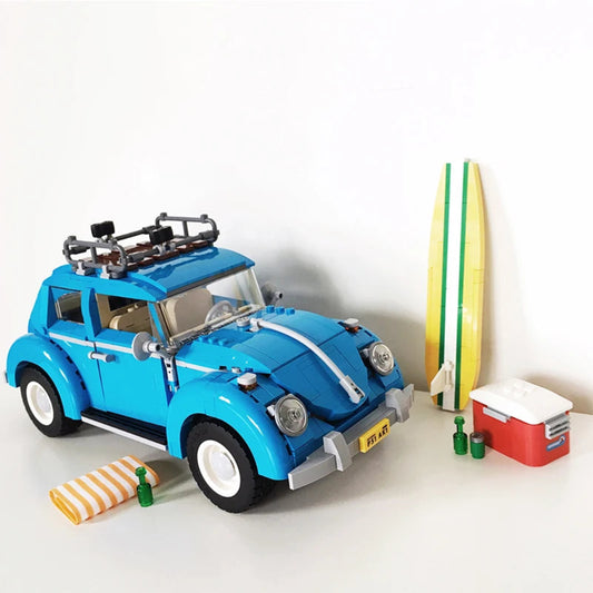 Escarabajo Beetle Azul Clásico